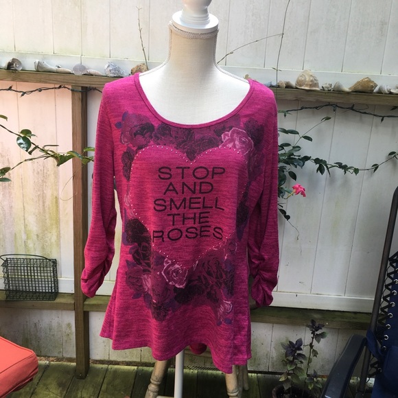 Hannah Rose Pink Stop & Smell The Roses Tuxedo Sty - Picture 4 of 7